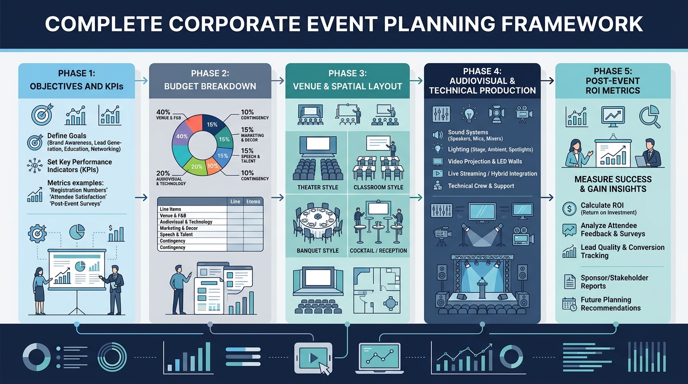 Marco integral y planificación de eventos corporativos